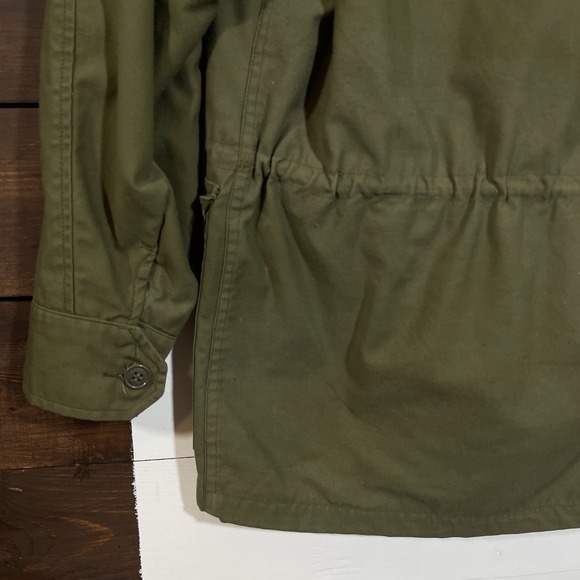 Vintage 60s 70s US Military USAF Field Jacket OG-107 Men's Small - Picture 11 of 11